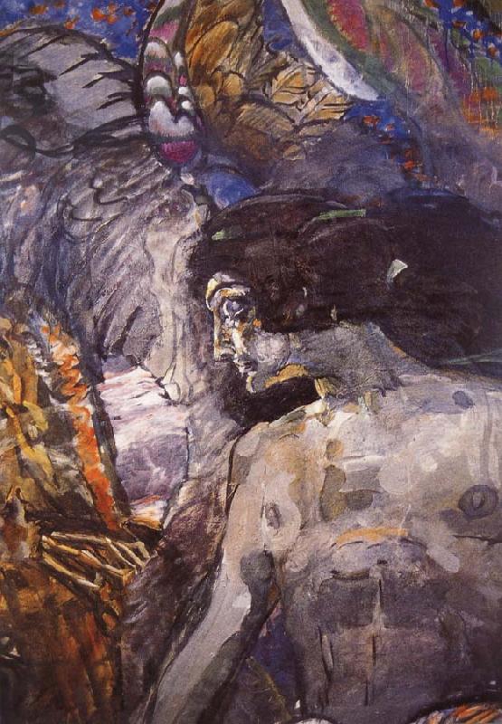 Mikhail Vrubel Foreknow oil painting image
